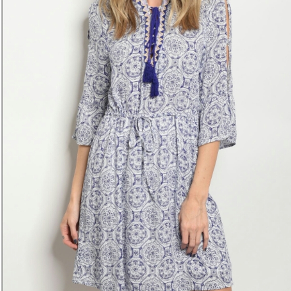 💜 NEW Purple Boho dress - Picture 2 of 8